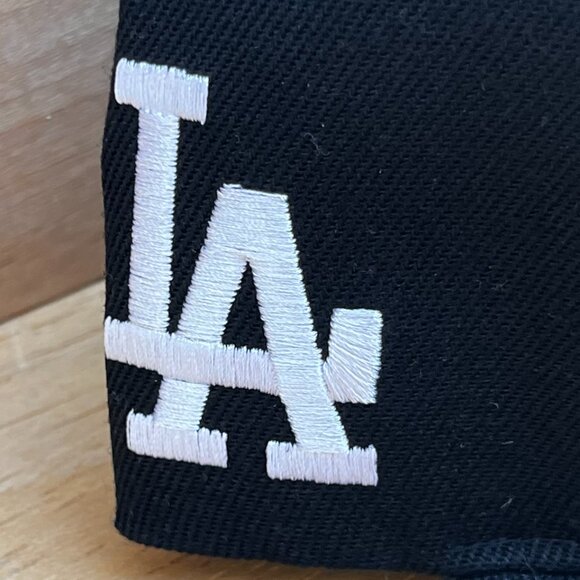 MITCHELL & NESS LOS ANGELES DODGERS SNAPBACK HAT Black Adjustable Structured NEW - Picture 3 of 6